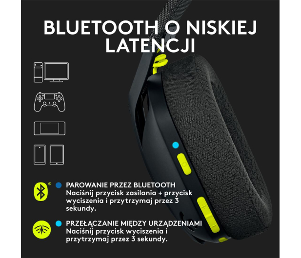 LOGITECH G435 Black - 680422 - zdjęcie 8